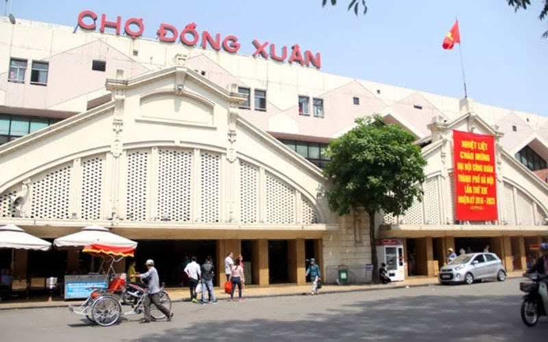 Chợ Đồng Xuân có lịch sử lâu đời tại Hà Nội