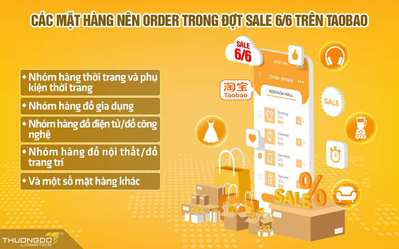 Các mặt hàng nên order trong đợt sale 6/6 trên Taobao