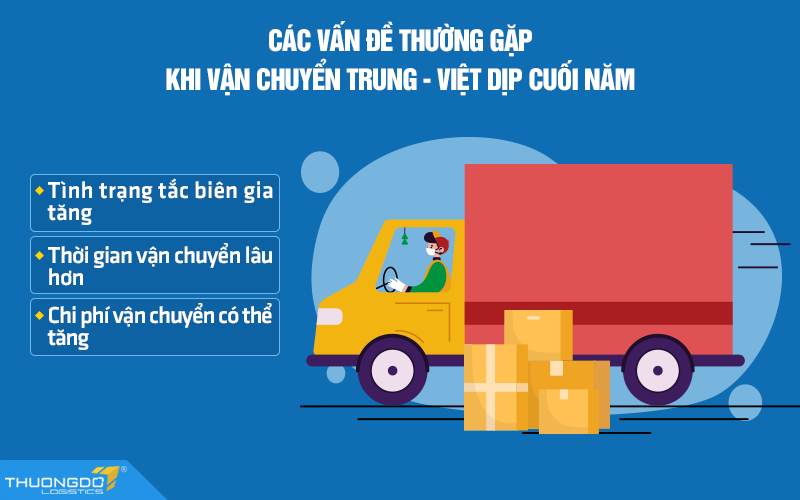 Các vấn đề thường gặp khi vận chuyển Trung - Việt dịp cuối năm