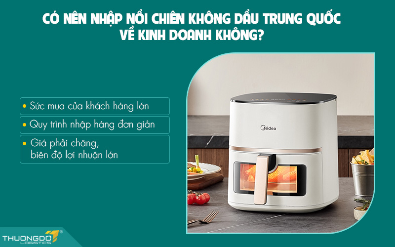 Lý do nên chọn mua nồi chiên không dầu nội địa Trung