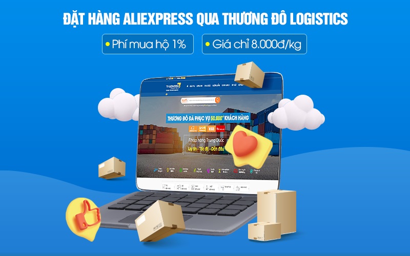 Đặt hàng Aliexpress qua Thương Đô Logistics