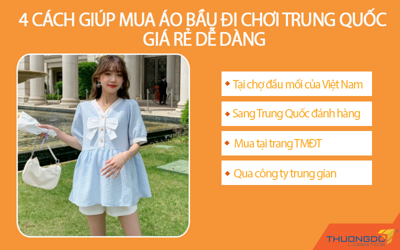 4 cách giúp mua áo bầu đi chơi Trung Quốc giá rẻ dễ dàng