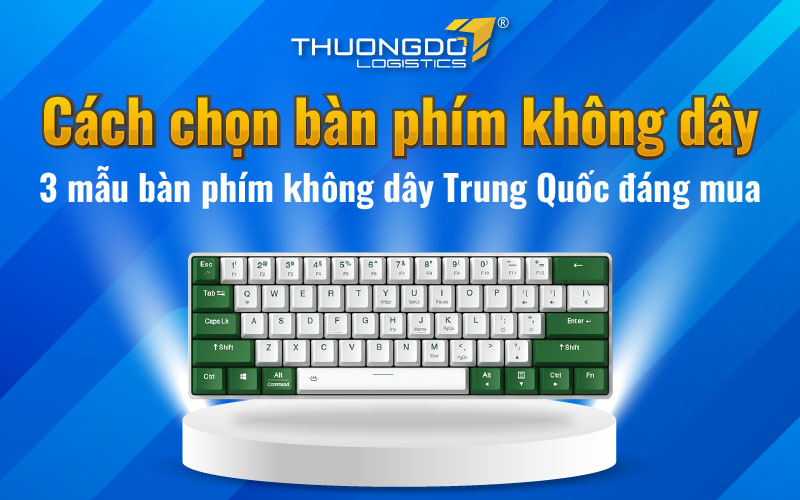 3 mẫu bàn phím không dây Trung Quốc đáng mua