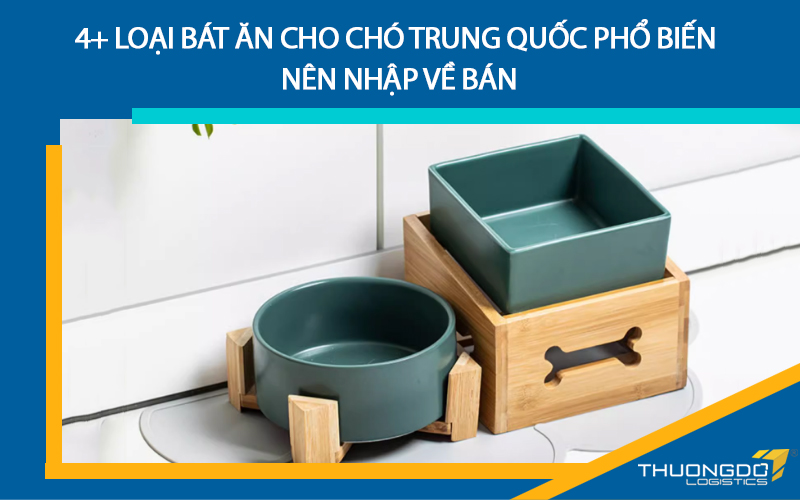 4+ loại bát ăn cho chó Trung Quốc phổ biến nên nhập về bán