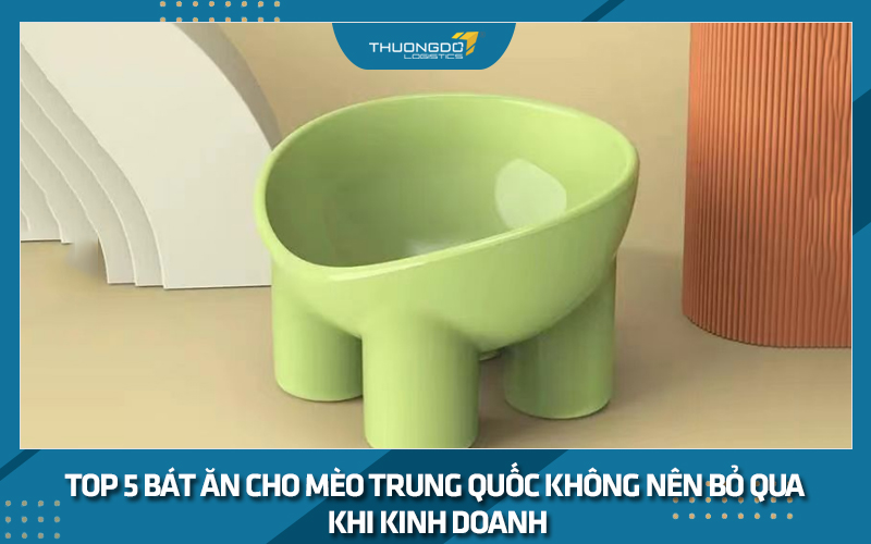 Top 5 bát ăn cho mèo Trung Quốc không nên bỏ qua khi kinh doanh