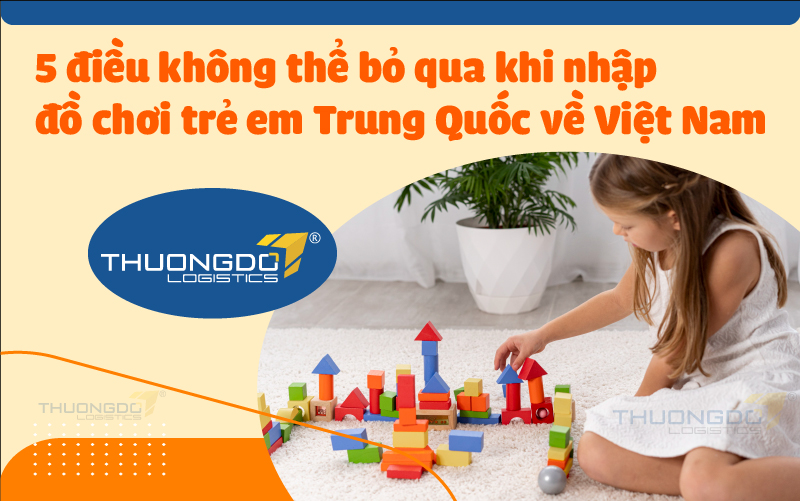 5 điều không thể bỏ qua khi nhập đồ chơi trẻ em Trung Quốc về Việt Nam