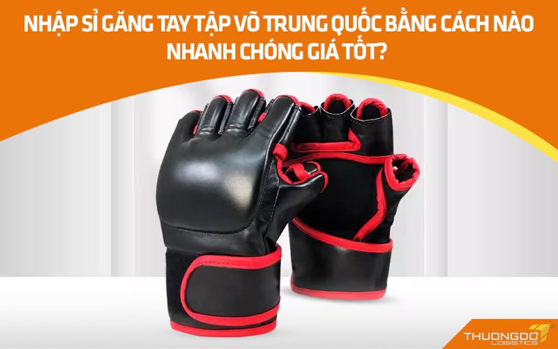 Nhập sỉ găng tay tập võ Trung Quốc bằng cách nào nhanh chóng giá tốt?