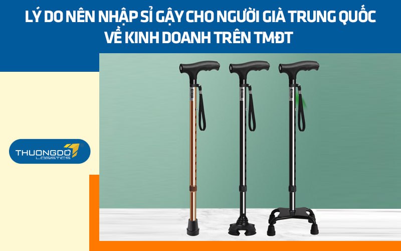 Lý do nên nhập sỉ gậy cho người già Trung Quốc về kinh doanh trên TMĐT