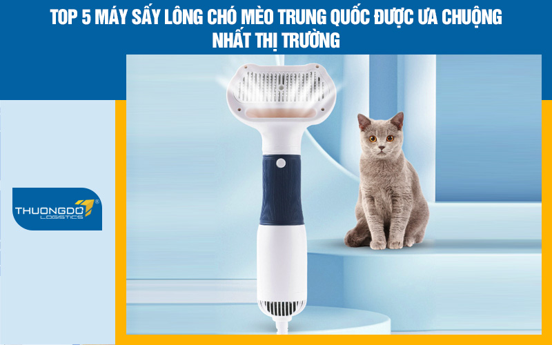 Top 5 máy sấy lông chó mèo Trung Quốc được ưa chuộng nhất thị trường