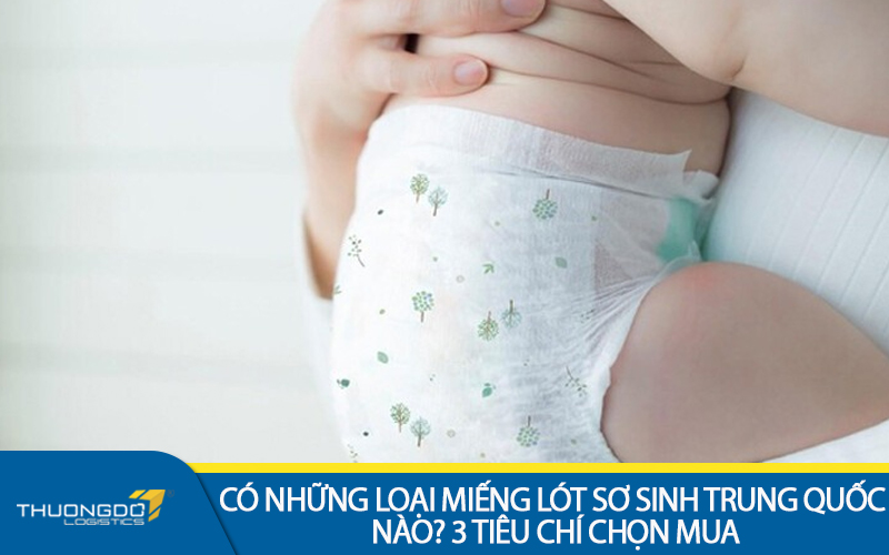 Có những loại miếng lót sơ sinh Trung Quốc nào? 3 tiêu chí chọn mua
