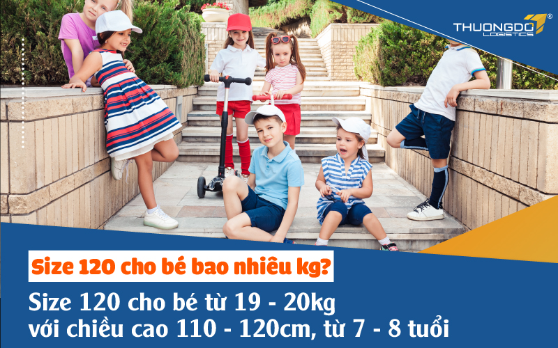 Size 120 cho bé bao nhiêu kg - Bảng size quần áo Trung Quốc cho bé 