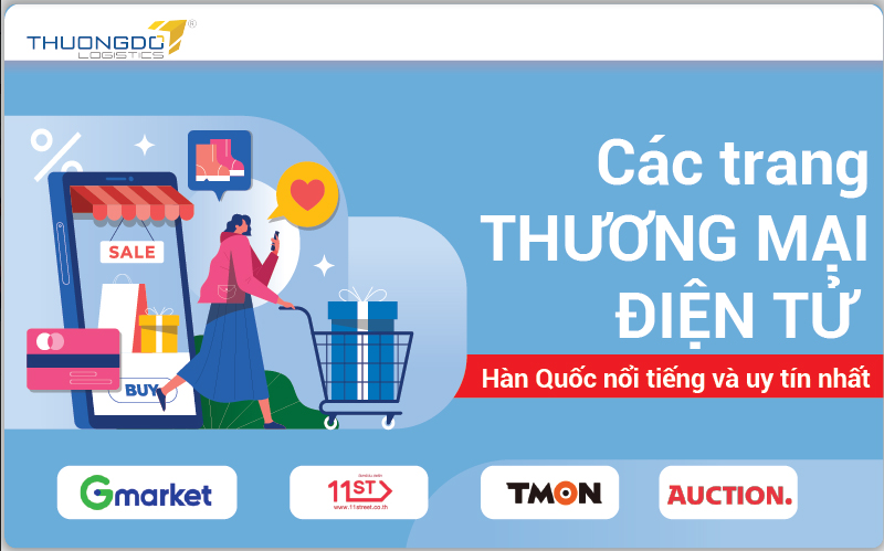 Top 4 trang thương mại điện tử Hàn Quốc nổi tiếng và uy tín nhất