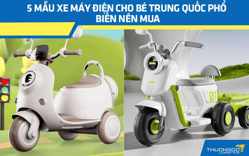 5 mẫu xe máy điện cho bé Trung Quốc phổ biến nên mua