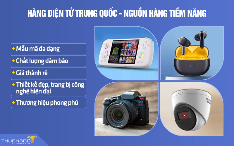 Hàng điện tử giá rẻ Trung Quốc - Nguồn hàng tiềm năng