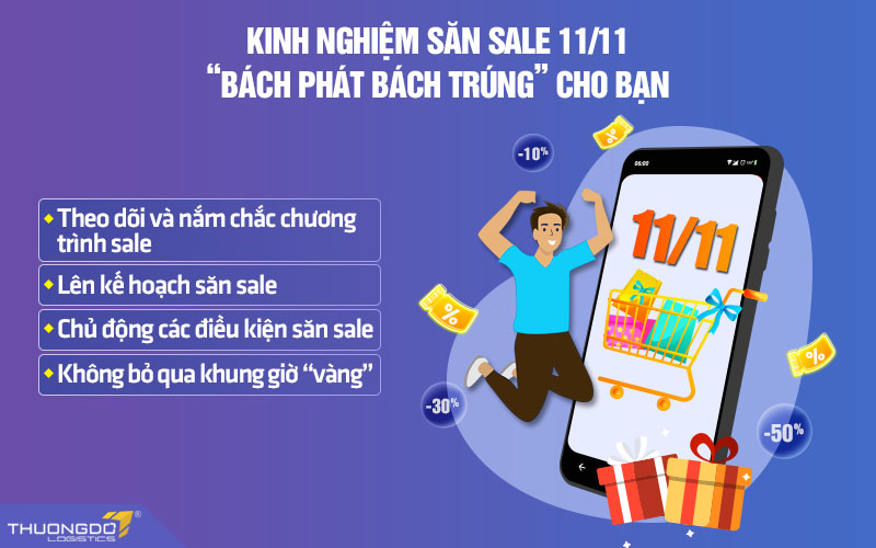 Kinh nghiệm săn sale 11/11 bạn cần nắm được khi mua hàng