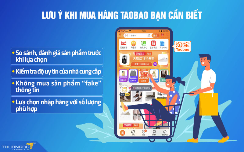 Một số lưu ý cần biết khi mua hàng Taobao bạn cần nắm chắc