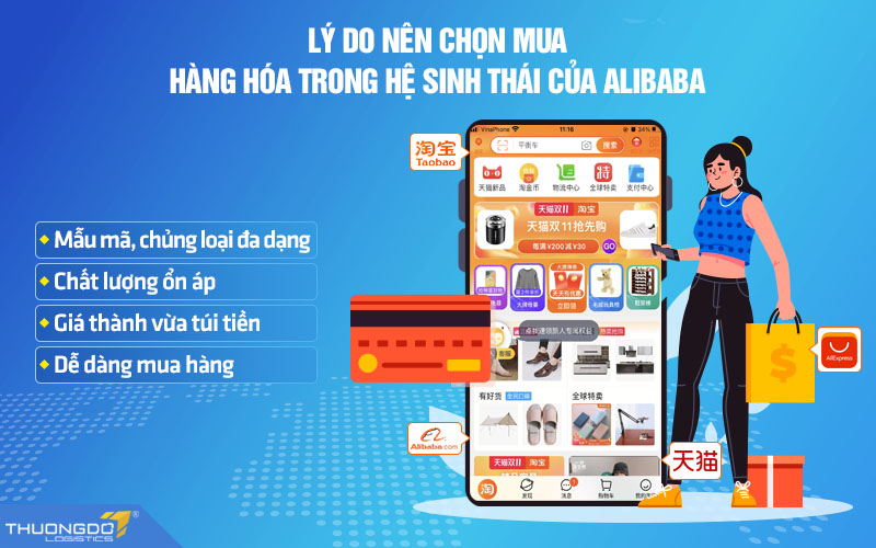 Lý do nên chọn mua hàng hóa trong hệ sinh thái Alibaba