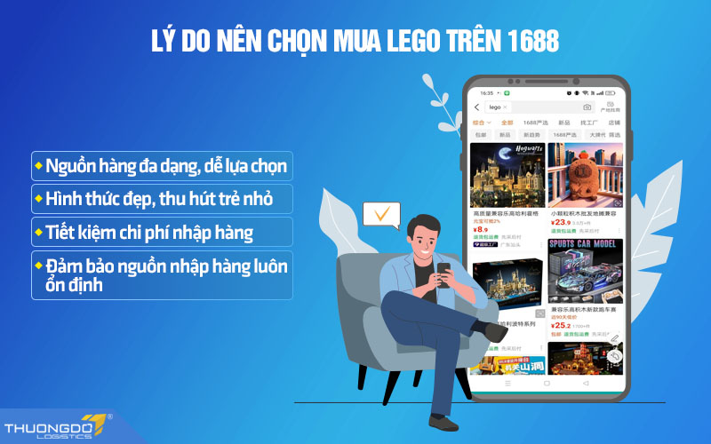 Lý do nên chọn mua Lego trên 1688