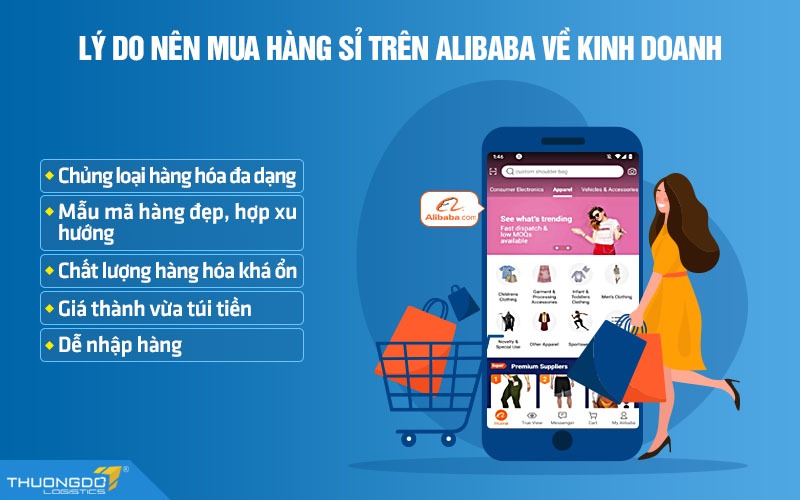 Lý do nên mua sỉ hàng Alibaba về Việt Nam