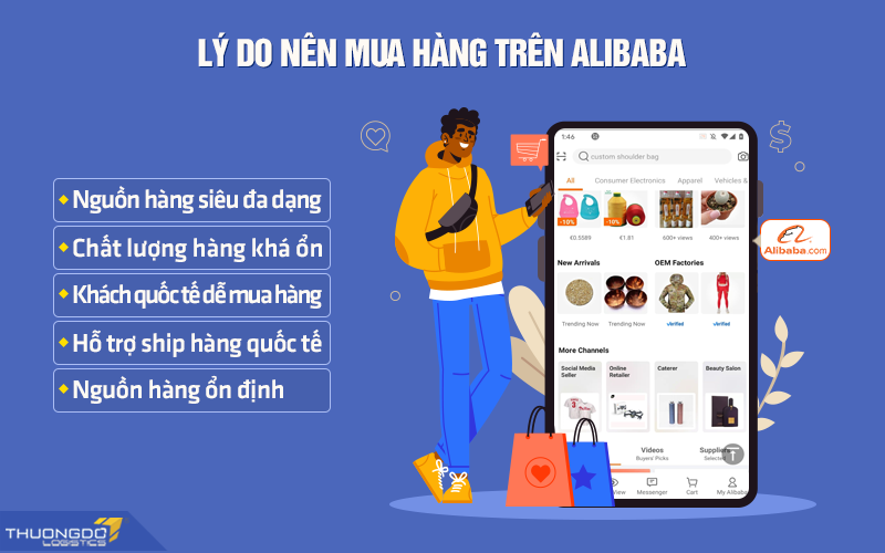 Lý do nên mua hàng trên Alibaba
