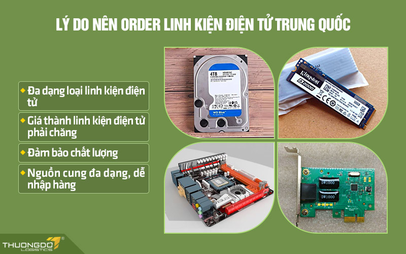 Lý do nên chọn nhập linh kiện điện tử Trung Quốc