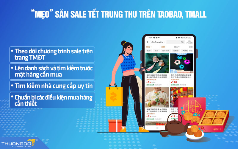"Mẹo" săn sale dịp Tết Trung Thu trên các trang TMĐT nội địa Trung