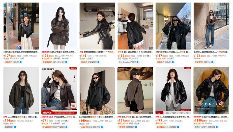 Order áo da nữ nội địa Trung trên Tmall, Taobao