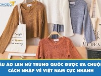 Mẫu áo len nữ Trung Quốc được ưa chuộng - Cách nhập về Việt Nam cực nhanh