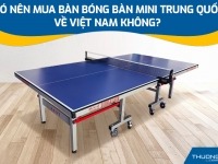 Có nên mua bàn bóng bàn mini Trung Quốc về Việt Nam không? 
