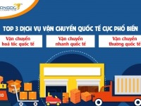 Top 3 dịch vụ vận chuyển quốc tế cực phổ biến nhất hiện nay