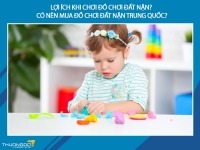 Lợi ích khi chơi đồ chơi đất nặn? Có nên mua đồ chơi đất nặn Trung Quốc?