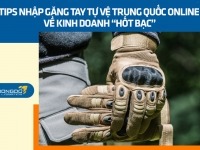 Tips nhập găng tay tự vệ Trung Quốc online về kinh doanh “hốt bạc”