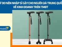 Lý do nên nhập sỉ gậy cho người già Trung Quốc về kinh doanh trên TMĐT  