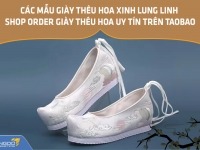 Các mẫu giày thêu hoa xinh lung linh - Shop order giày thêu hoa giá rẻ, uy tín trên Taobao