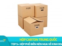 Top 5+ hộp carton Trung Quốc phổ biến nên mua về kinh doanh