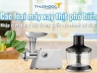 Các loại máy xay thịt phổ biến - Nhập sỉ máy xay thịt Trung Quốc cực nhanh tại đâu?