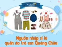 Nguồn nhập sỉ lẻ hàng quần áo trẻ em Quảng Châu