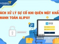 Cách xử lý sự cố khi quên mật khẩu thanh toán alipay