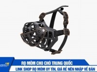 Link shop rọ mõm cho chó Trung Quốc uy tín, giá rẻ nên nhập về bán