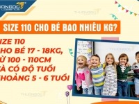 Size 110 cho bé bao nhiêu kg? Tư vấn cách chọn size quần áo Trung Quốc cho bé