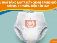 Sự thật đằng sau tã giấy cho bé Trung Quốc nội địa, 5 thương hiệu nên mua