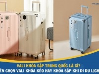 Vali khóa sập Trung Quốc là gì? Nên chọn vali khóa kéo hay khóa sập khi đi du lịch?