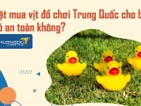 Đặt mua vịt đồ chơi Trung Quốc cho bé có an toàn không?