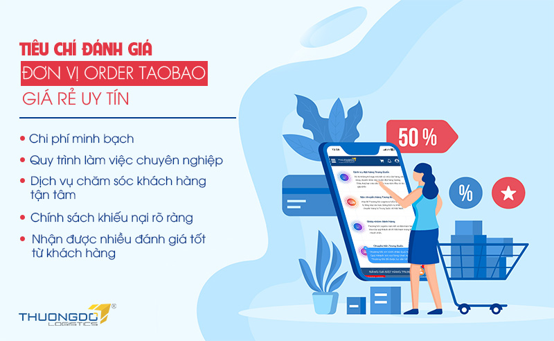 Tiêu chí đánh giá đơn vị order Taobao giá rẻ uy tín