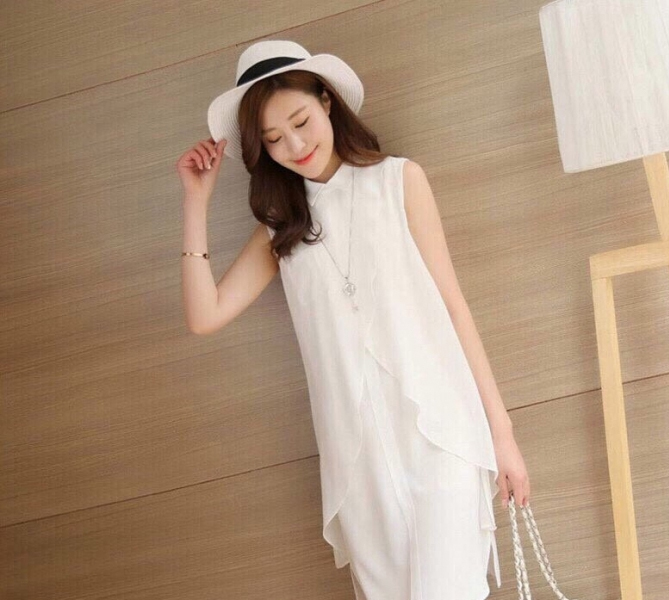 Đầm chữ A sát nách