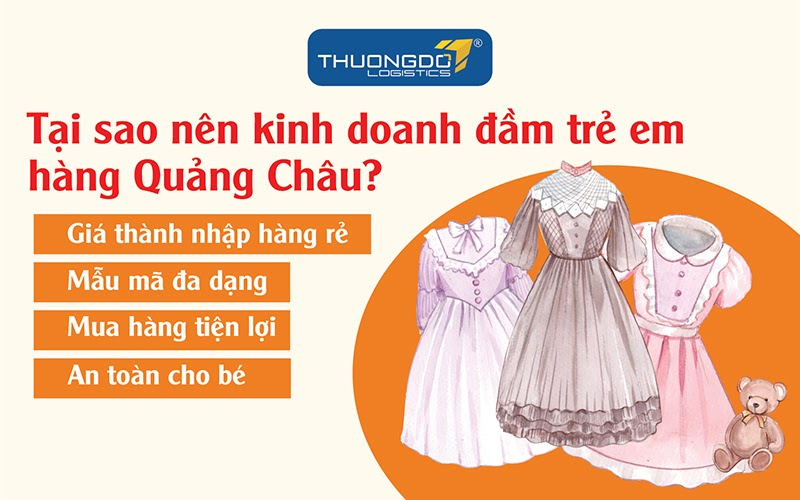 Lý do nên kinh doanh đầm trẻ em Quảng Châu