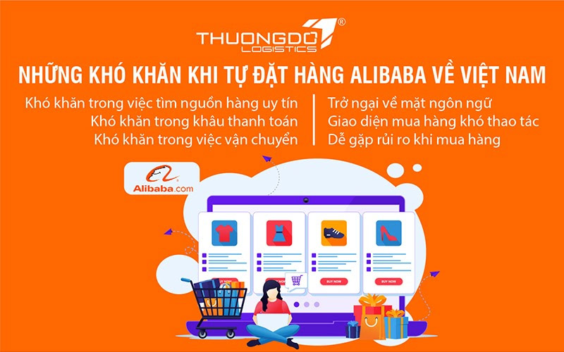 Những khó khăn khi tự đặt hàng Alibaba về Việt Nam