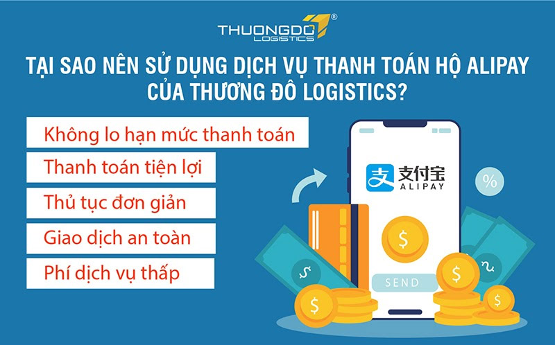 Lợi ích khi sử dụng dịch vụ thanh toán hộ Alipay của Thương Đô Logistis