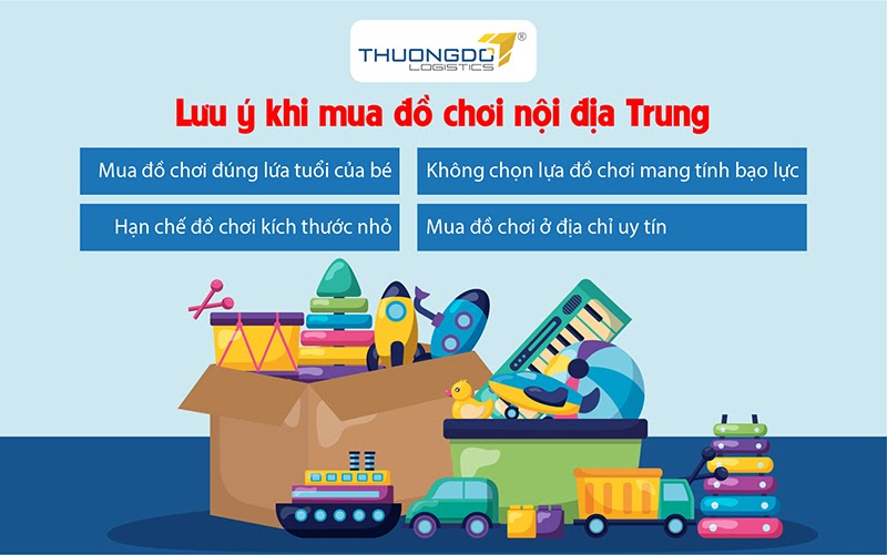 Một số lưu ý khi mua đồ chơi nội địa Trung Quốc