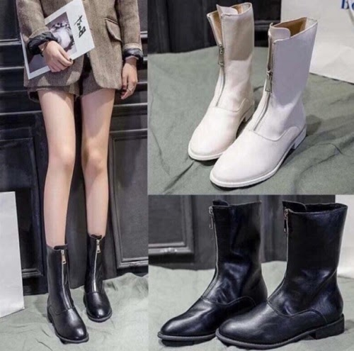 Martin Boots có khoá kéo phía trước